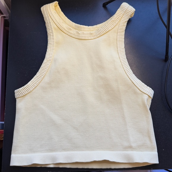 RSQ | Tops | Rsq Light Yellow Ribbed Top | Poshmark